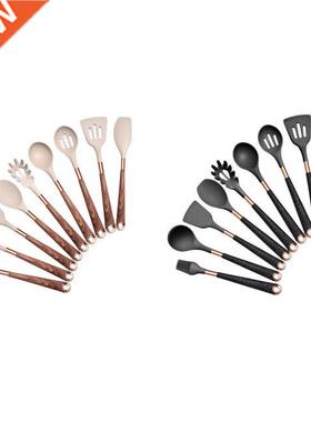 9Pcs Non Stick Kitchen Utensils Set Soup Spoon Colander Shov