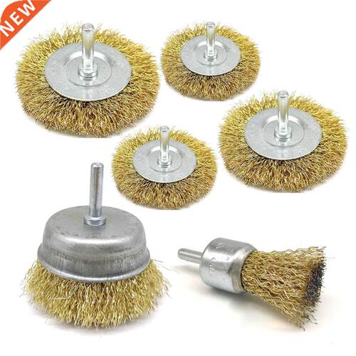 6pcs/5pcs/pcs Wire Brush Wheel Cup Brush for Rotary Tool Po