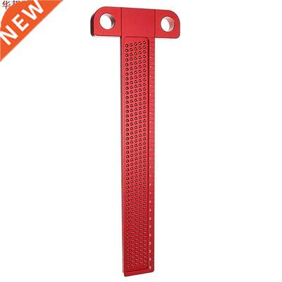 Woodworking Scribe 260mm T-type Ruler Hole Scribing Gauge Al