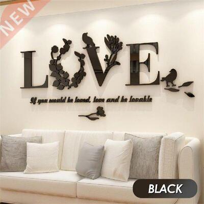 Dropshipp Stylish Removale 3d Le Love Wall Sticker Art