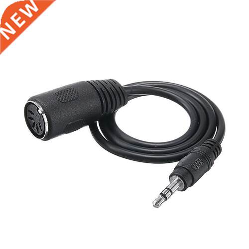 Mini 3.5mm Jack TRS Male to 5 Pin MIDI DIN Female Adapter H