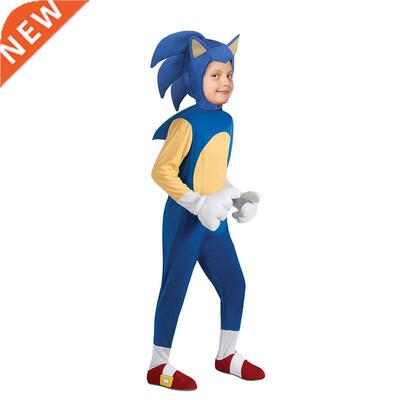 Deluxe Sonic The Hedgehog Costume Children Game Character C