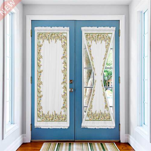 Easter Bunny Egg Rabbit Window Curtain Living Room Door