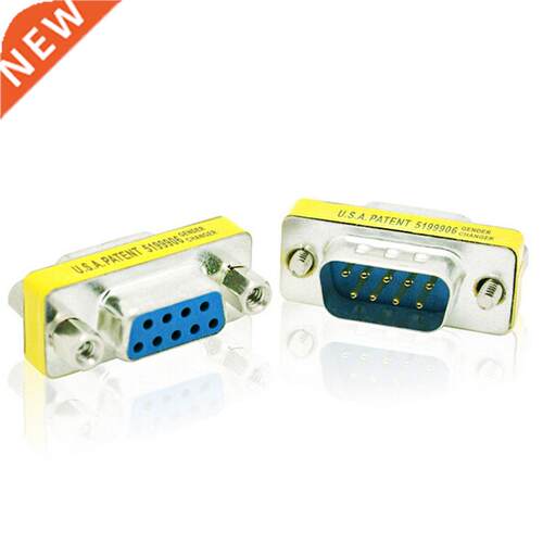 9 PIN Male to Female Gender Changer Converter DB9 Serial Ada