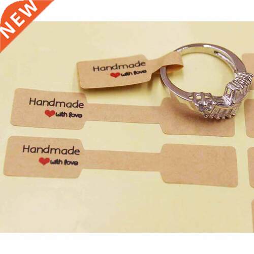 200pcs DIY handmade folded ring price label tag jewelry prod