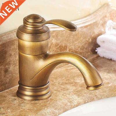 Antique faucet bathroom sink water bathroom faucets single