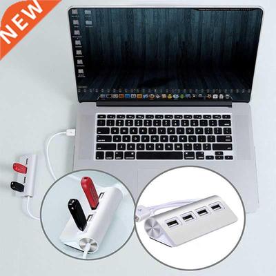 4-port USB 2.0 Hub, Multi USB Port Expander with Micro Charg
