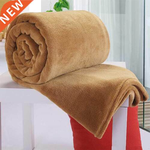 Soft Warm Coral Fleece Blanket Wnter Sheet Bedspread Sofa T