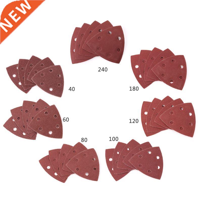 20pcs Triangular Sanding Paper Grit 40-240 Triangle 90mm .5