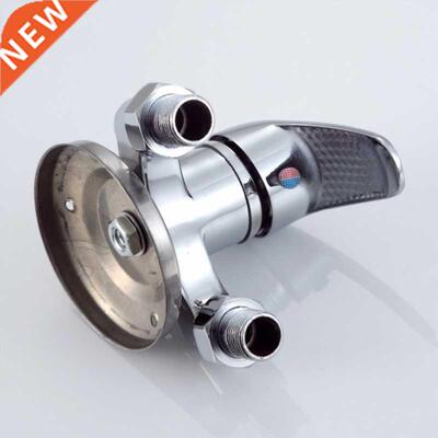 1pc Wall Mounted Triangular Shape Bathroom Shower Faucet Ho