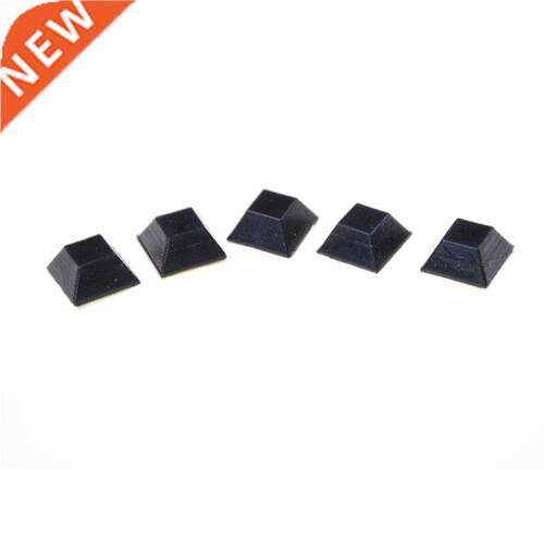 20pcs Durable Black Rubber Chair Floor Protector Non-slip Ca