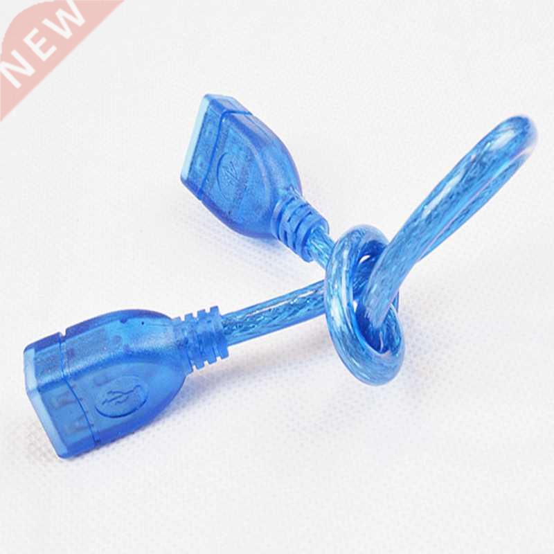 Blue USB 2.0 Female to Female Plug Digital Data Extension Co