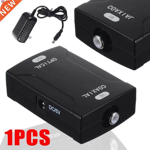 Digital Coax Coaxial RCA to Optical Toslink SPDIF Audio Conv