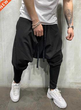 Men's New Hip Hop rend Trousers Europe and The United States