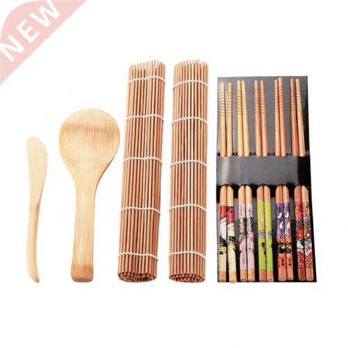 13Pcs/set Bamboo Sushi Making Kit Family Office Party Homema