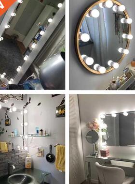 LED Make up Mirror Light Bulbs USB Hollywood Vanity Makeup M