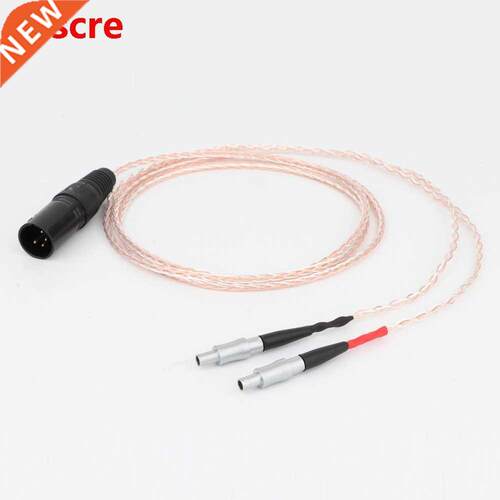 Preffair 4pin XLR Balanced Male 8 core 7N OCC Single crystal