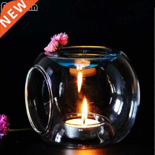 NOOLIM High Quality Glass Oil Burner Candle Aromatherapy Oi