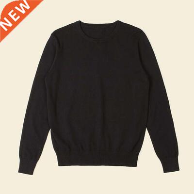 men‘s small horse O-neck cotton horse sweater autumn w