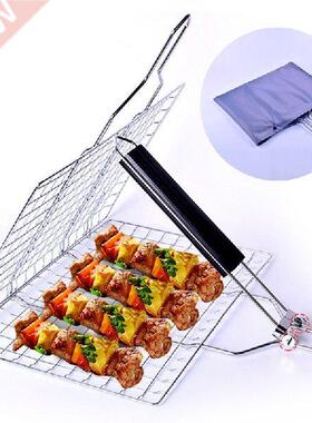Stainless Steel Nonstick Barbecue Grill Basket Tools Grill