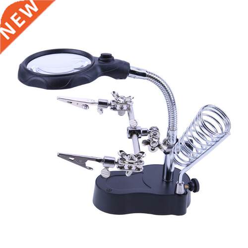 Universal Desktop Magnifier Welding Magnifying Glass 3.5X-12