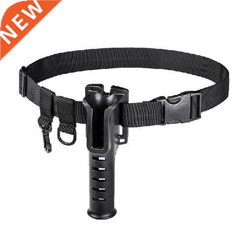T4MF Adjustable Fishing Rod Holder Waist Belt Fishing Belly