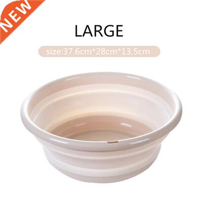 Portable Folding Bucket Camping Washbasin Folding Basin Sili