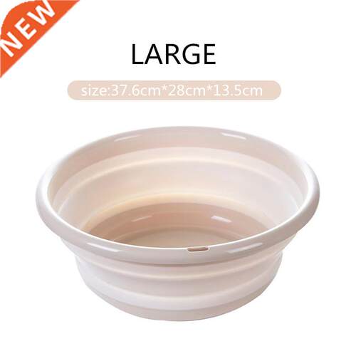 Portable Folding Bucket Camping Washbasin Folding Basin Sili
