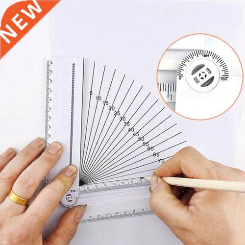 Compass Metal Multifunctional Drawing Circle Tool Ruler Pain