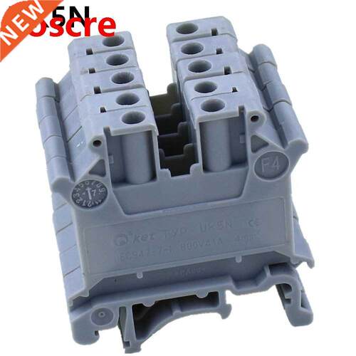 10pcs/lot UK5N Din Rail Uneiversal Terminal Blocks Screw Typ
