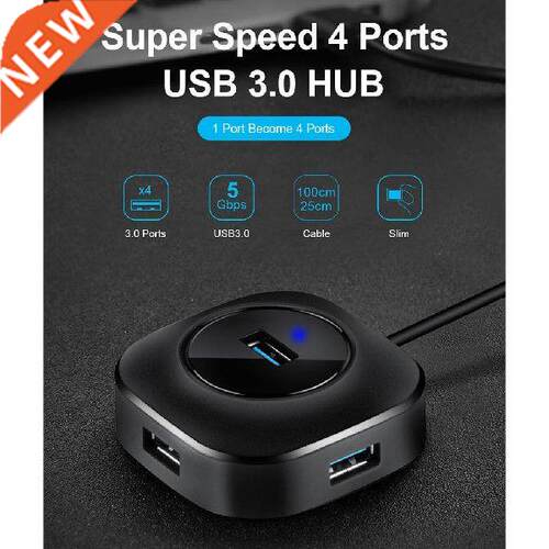 4 Ports USB Hub USB .0/2.0 Hub Multi USB Splitter Adapter