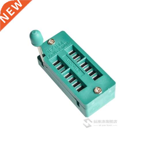 2PCS IC Test Universal ZIF Socket 14pin 14 pin dip 2.54mm IC