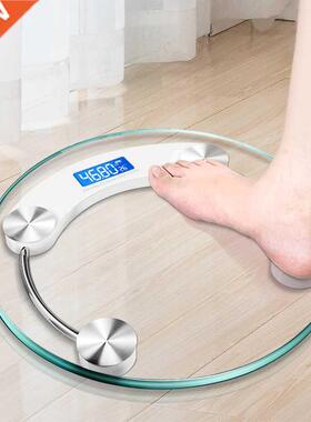 Transparent Bathroom scales LCD Electronic Bascula Pesa Digi