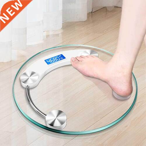 Transparent Bathroom scales LCD Electronic Bascula Pesa Digi
