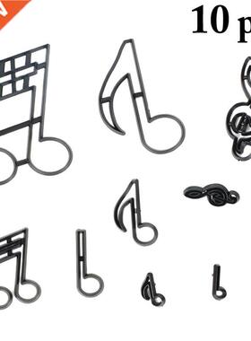 10pcs Cookie Cutter Creative Music Notes DIY Fondant Mold Bi
