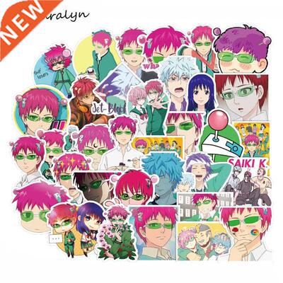 10/50Pcs/Pack The Disastrous Life of Saiki K Anime Stickers