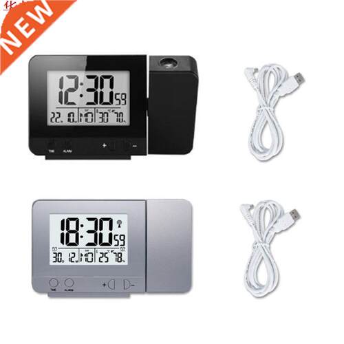 Multi-function Projection Alarm Clock with Time Temperature