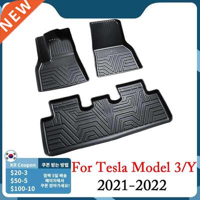 For Tesla Model /Y Car Waterproof Non-slip Floor Mat TPE Mo