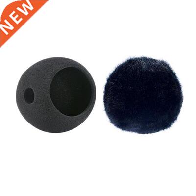 Foam Mic Cover Artificial Fur Mic Windscreen Muff for Blue S