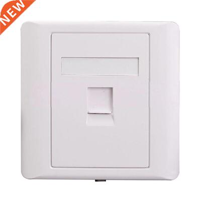 2Pcs Socket Faceplate Cat5e Network Keystone Cable Wall Jack