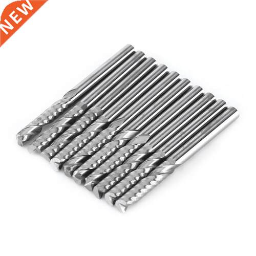 10pcs .175*10/15/17/22MM Single Flute Tungsten Carbide End