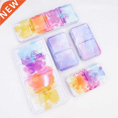 24/48 Grids Starry Empty Palette Painting Storage Iron Tins