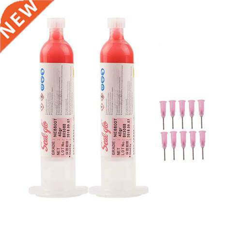 1/2pcs 0ml/8g Red Glue Epoxy Resin Adhesives for BGA Chip
