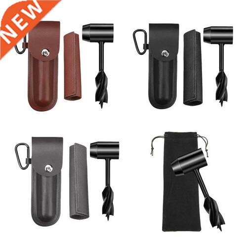Hand Wood Auger Drill Bit Wrench Survival Emergency Tool Mul