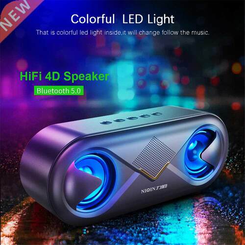 Portable Wireless Speaker 4D Stereo Sound Bluetooth 5.0