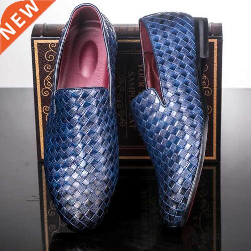 Coslony men Loafers Leather Office Shoes Mens dress Shoes br