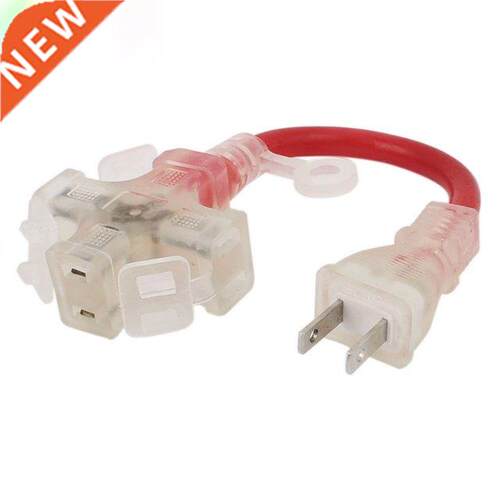 US Plug AC125V 15A to AU US Socket 3Outlet Power Splitter Ad