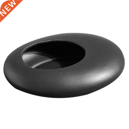 Chinese Style Ceramics Vase Flower Pot Black White