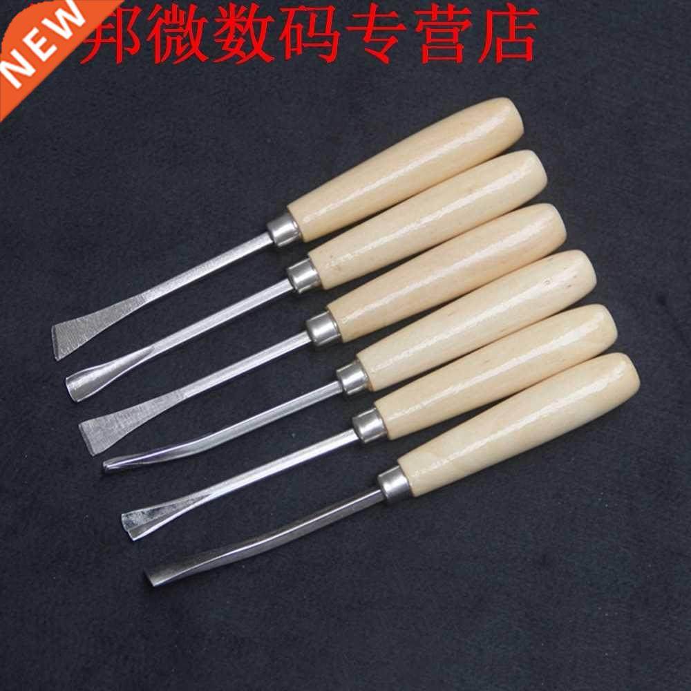 6 stks hout werken carving beitels gereedschap guts skew bee