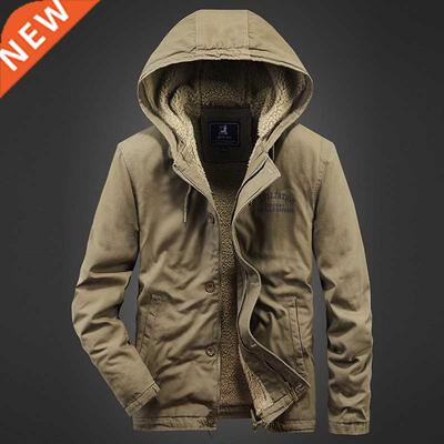 Fall/winter Padded Jacket Tooling Cotton-padded Jacket Men's